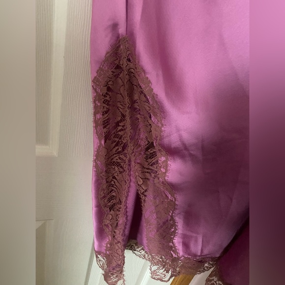 NWT Satin Victorias Secret lace maxi slip dress - Picture 4 of 6